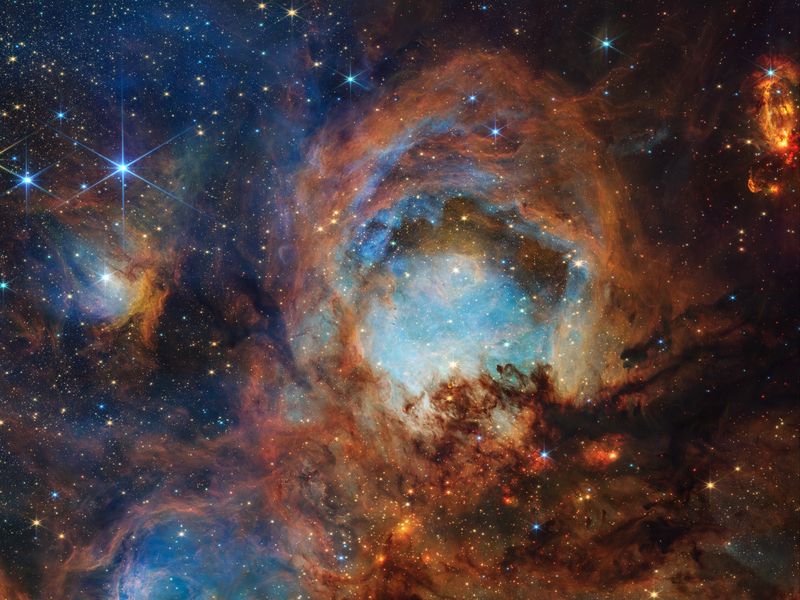 800x600 Wallpaper stars, nebula, glitter, space