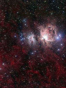 Preview wallpaper stars, nebula, glow, dark, space