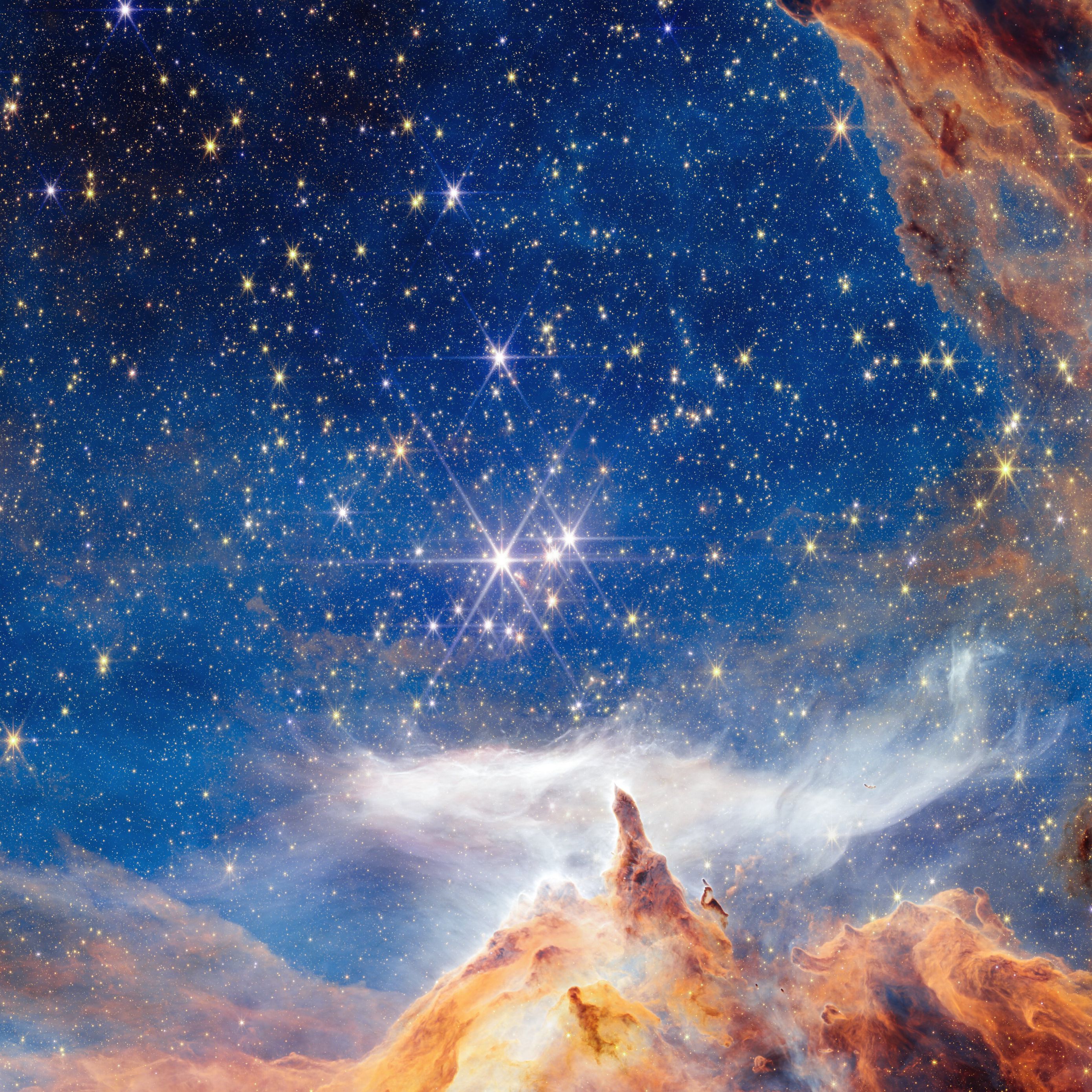 2780x2780 Wallpaper stars, nebula, shine, bright, space