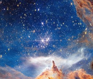 Preview wallpaper stars, nebula, shine, bright, space