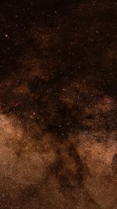 Preview wallpaper stars, nebula, space, galaxy, brown