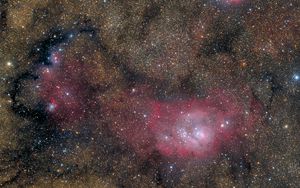 Preview wallpaper stars, nebula, space, universe, light