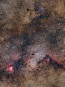 Preview wallpaper stars, nebulae, space, dark, clouds