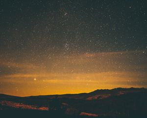 Preview wallpaper stars, night, sky