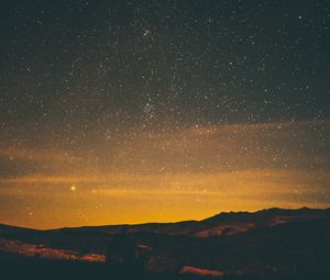 Preview wallpaper stars, night, sky