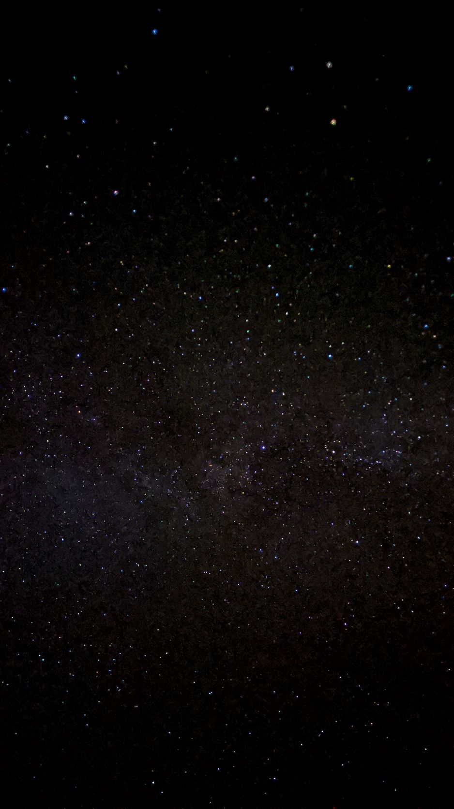 Download wallpaper 938x1668 stars, night, starry sky, black, glow ...