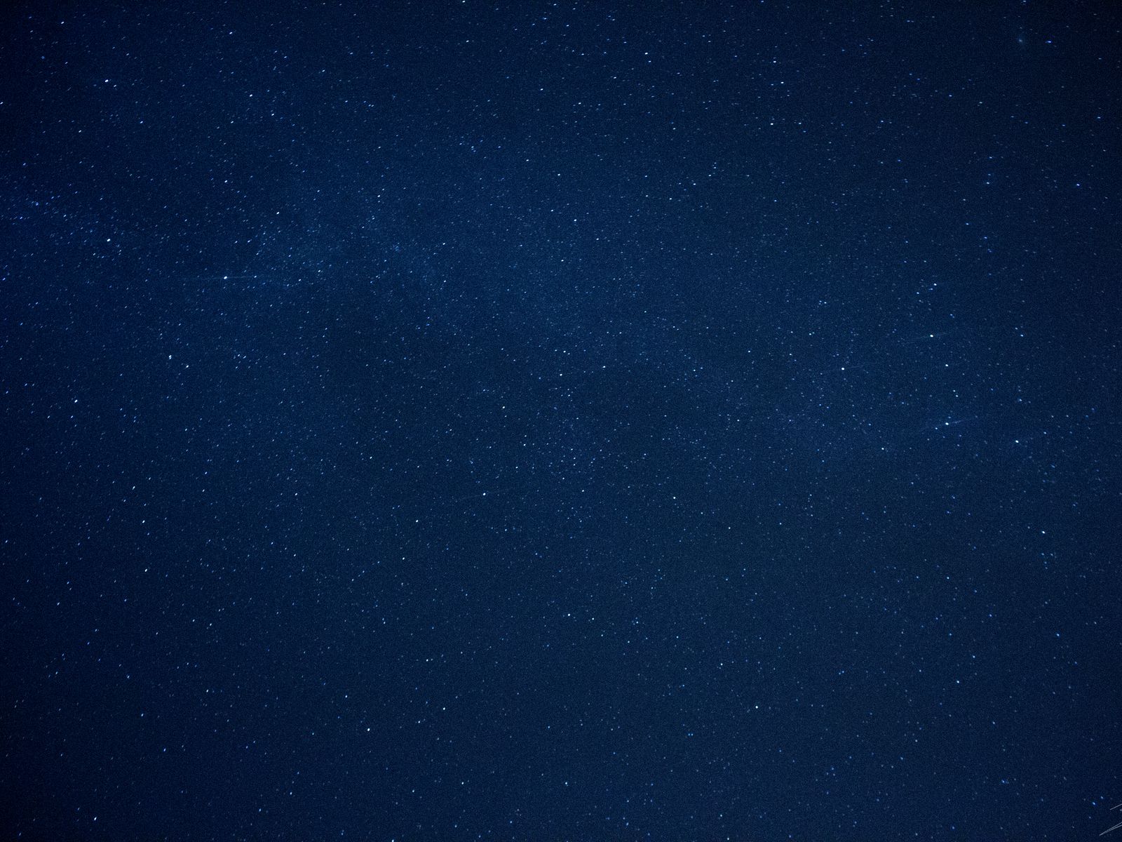 1600x1200 Wallpaper stars, night, starry sky, blue, dark