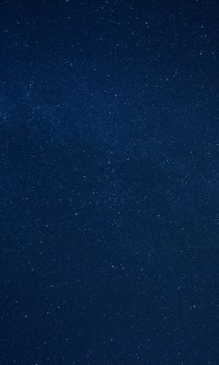 240x400 Wallpaper stars, night, starry sky, blue, dark