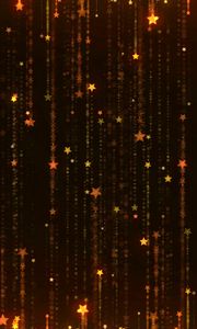 Preview wallpaper stars, pattern, falling, stargazing, glowing, festive, new year mood