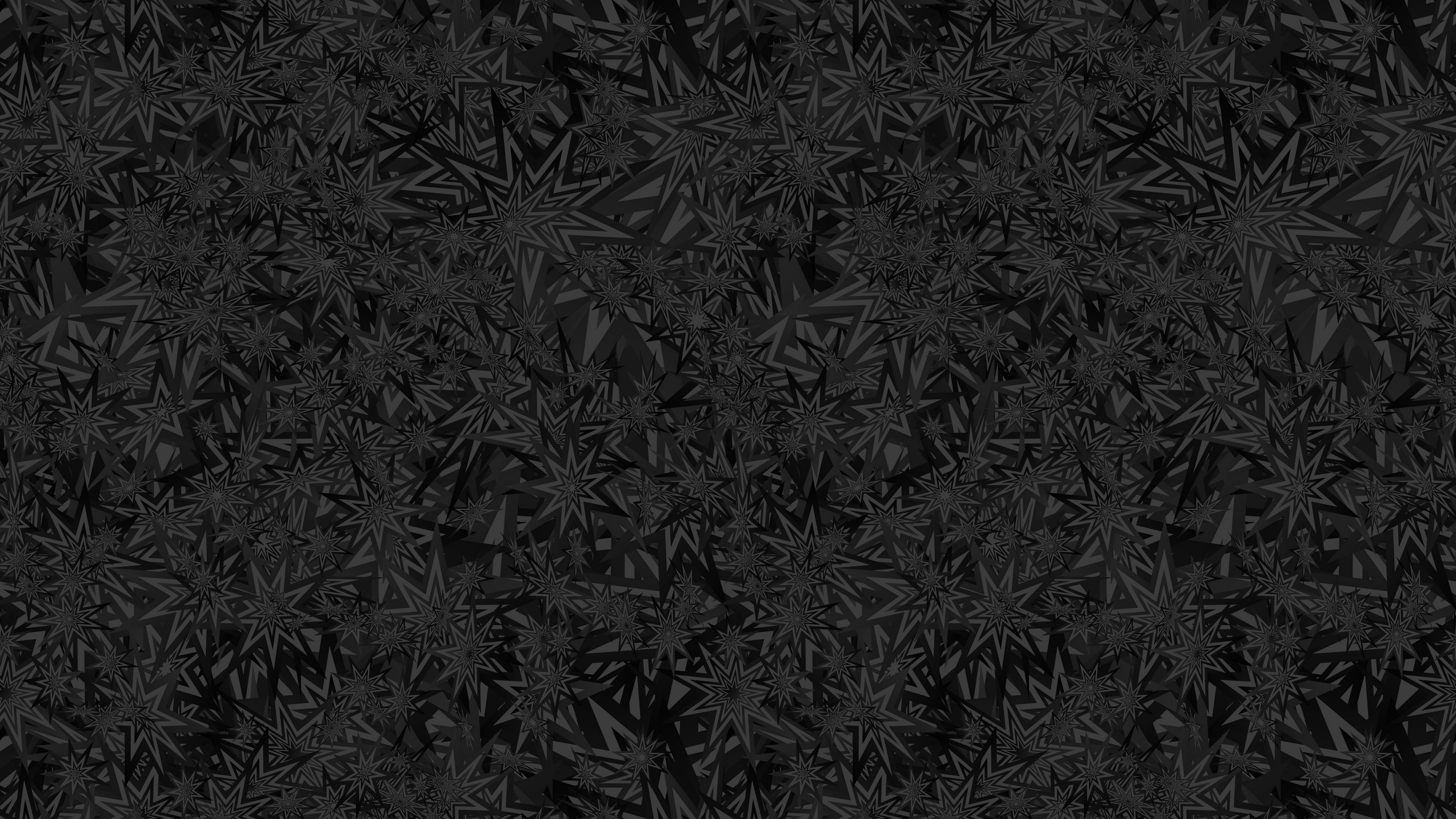 Download wallpaper 3840x2160 stars, patterns, black, texture, ornament 4k  uhd 16:9 hd background