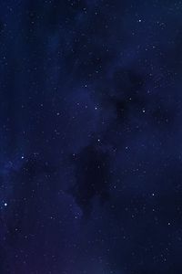 Preview wallpaper stars, space, clouds, blue, dark