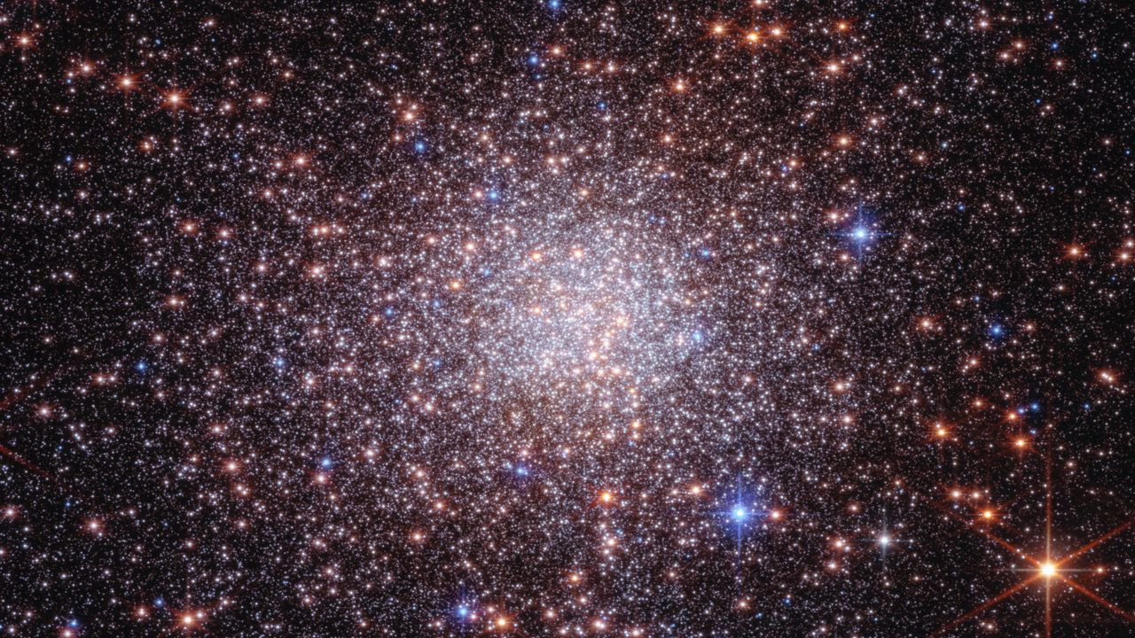 Wallpaper stars, space, cluster, galaxy, universe