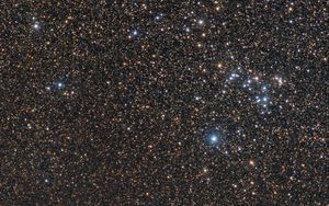 Preview wallpaper stars, space, constellations, universe, cluster, background