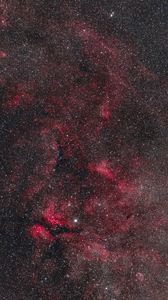 Preview wallpaper stars, space, nebula, universe, red, dark