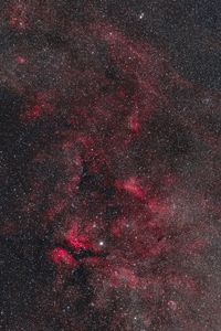 Preview wallpaper stars, space, nebula, universe, red, dark