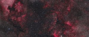 Preview wallpaper stars, space, nebula, universe, red, dark