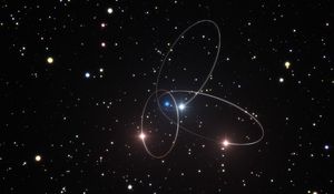 Preview wallpaper stars, space, rings, glow