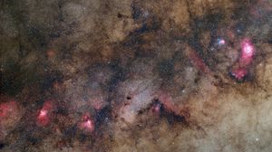 Preview wallpaper stars, sparkles, nebula, space, dark