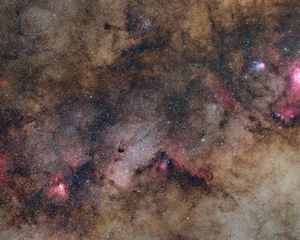 Preview wallpaper stars, sparkles, nebula, space, dark