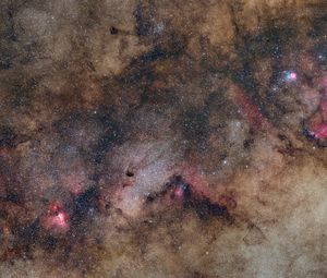 Preview wallpaper stars, sparkles, nebula, space, dark