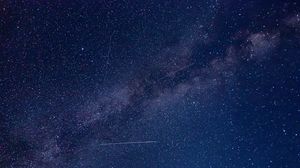 Preview wallpaper stars, starfall, space, nebula, galaxy