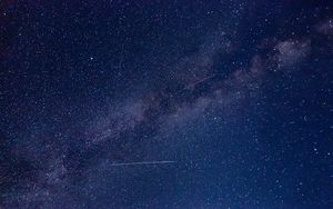 Preview wallpaper stars, starfall, space, nebula, galaxy