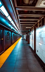Preview wallpaper station, subway, underground, transport, platform