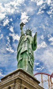 Preview wallpaper statue of liberty, new york, united states of america, hdr