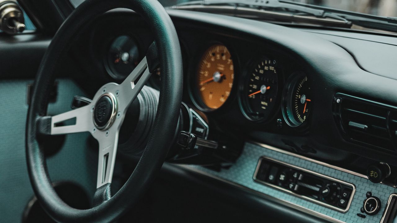 Wallpaper steering wheel, salon, car, seat
