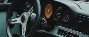 Preview wallpaper steering wheel, salon, car, seat