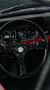 Preview wallpaper steering wheel, speedometer, interior