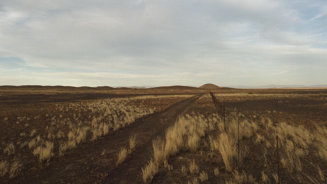 Wallpaper steppe, hills, grass, fence