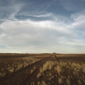 Preview wallpaper steppe, hills, grass, fence