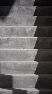 Preview wallpaper steps, ladder, concrete, shadow, black and white