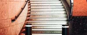 Preview wallpaper steps, stairs, pilings, light