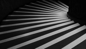 Preview wallpaper steps, stairs, twisting, bw