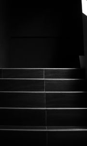 Preview wallpaper steps, walls, dark, stairs