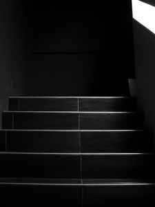 Preview wallpaper steps, walls, dark, stairs