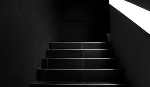 Preview wallpaper steps, walls, dark, stairs