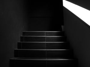 Preview wallpaper steps, walls, dark, stairs