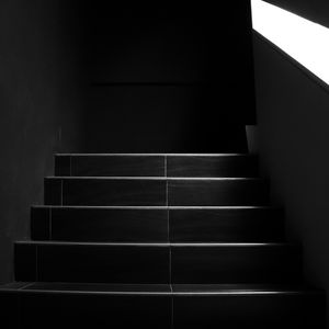 Preview wallpaper steps, walls, dark, stairs
