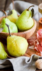 Preview wallpaper still, nuts, honey, pear, jamon