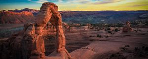 Preview wallpaper stone arches, sky, geology