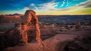 Preview wallpaper stone arches, sky, geology