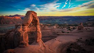 Preview wallpaper stone arches, sky, geology