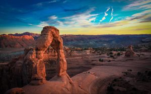 Preview wallpaper stone arches, sky, geology