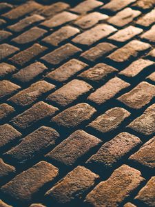 Preview wallpaper stone, bricks, road