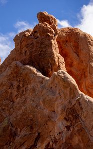 Preview wallpaper stone, rock, relief, nature, sky