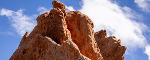 Preview wallpaper stone, rock, relief, nature, sky