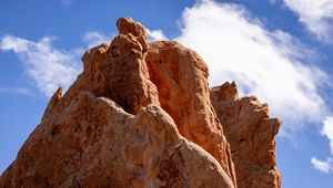 Preview wallpaper stone, rock, relief, nature, sky